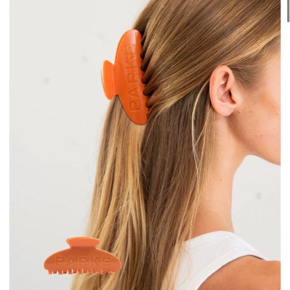 Parke claw clip bright orange
